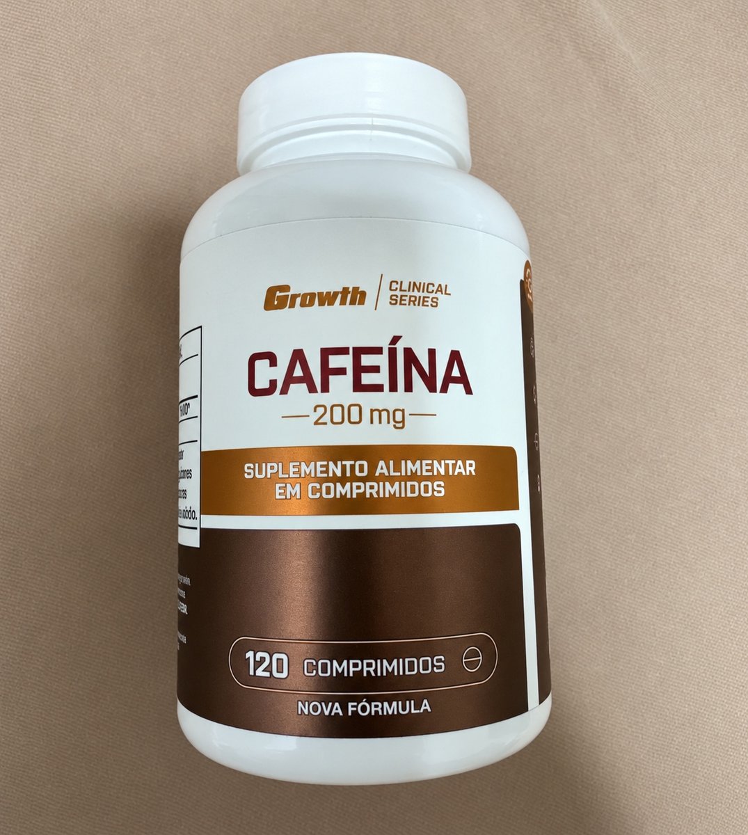 Cafeína 200mg 120 Comprimidos Growth