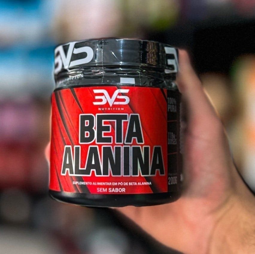 Beta Alanina 200g - Fórmula Avançada 100% Pura com 117 Doses - 3VS Nutrition