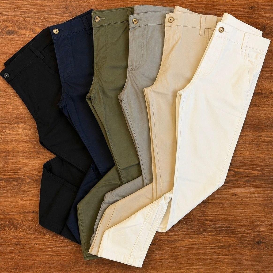 Calça Masculina Sarja Premium Esporte Fino Bolso Faca Lycra