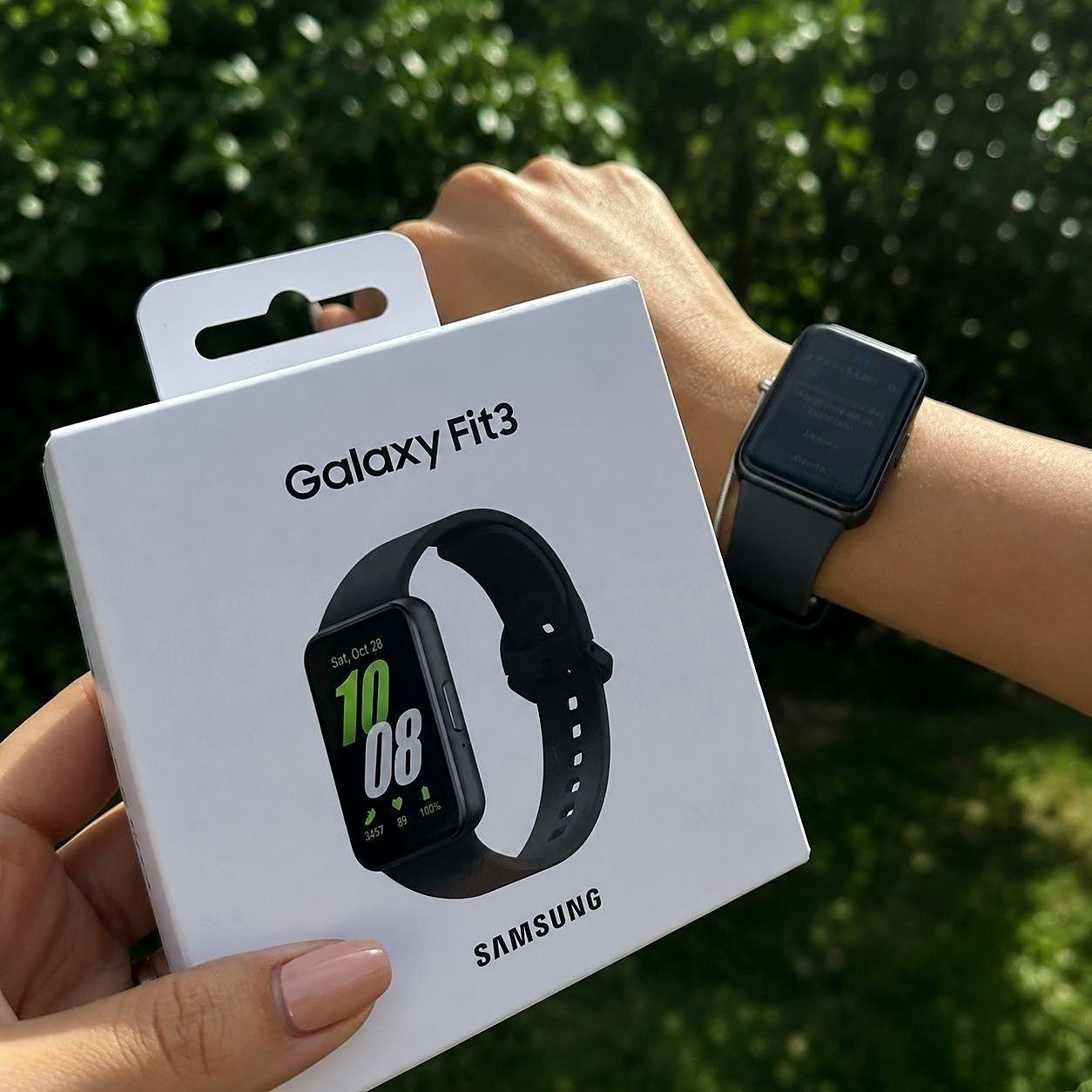 ⌚ Samsung Smartwatch Galaxy Fit3 Grafite