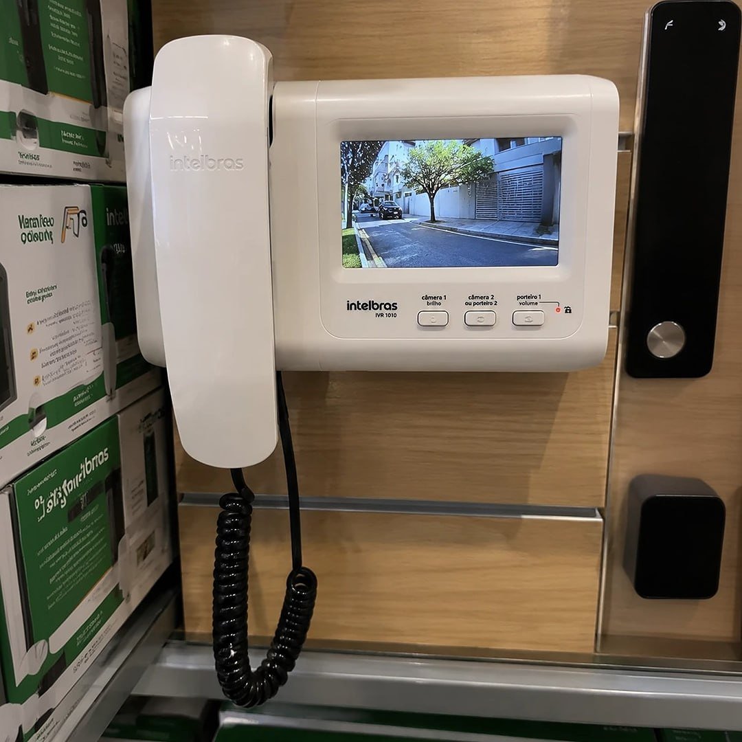 Módulo Interno para Videoporteiro IVR 1010 IN Branco Intelbras