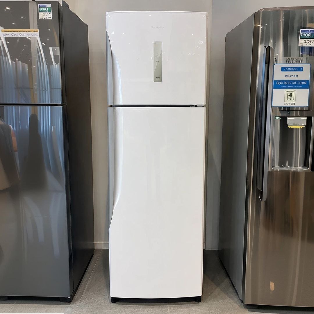 Geladeira Panasonic 391 Litros Duplex Frost Free Inverter Branca NR-BT44PV3W 110V