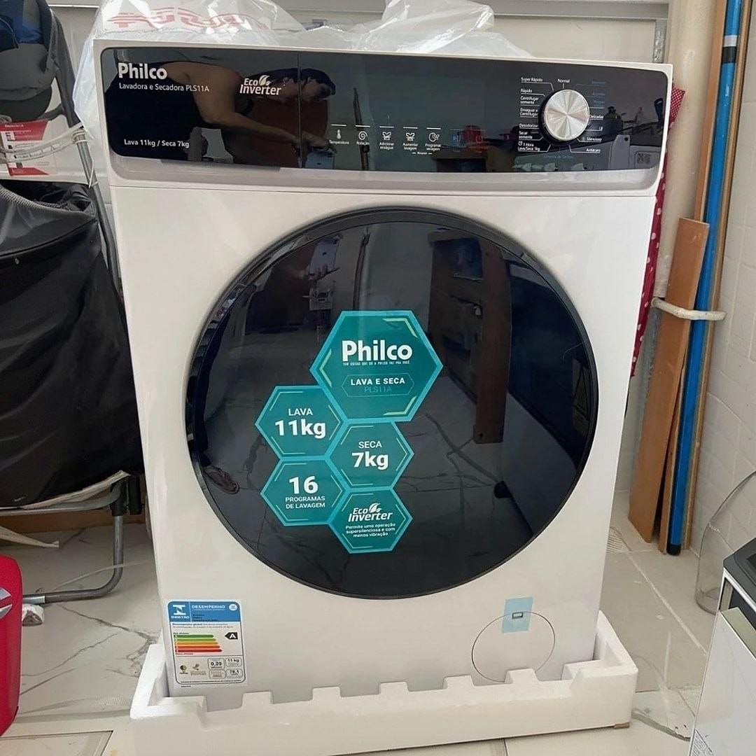 Lava e Seca 11Kg Philco Inverter Plus 16 Programas PLS10B