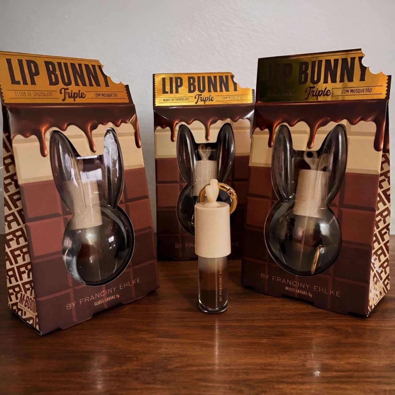 Gloss Labial Lip Bunny Triple - Fran By Franciny Ehlke
