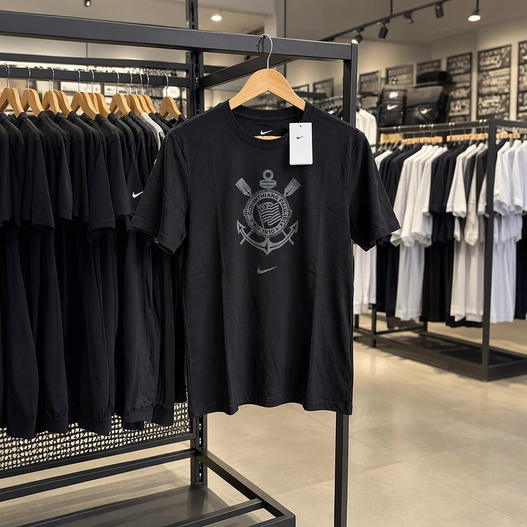 Camiseta Nike Corinthians Escudo Masculina