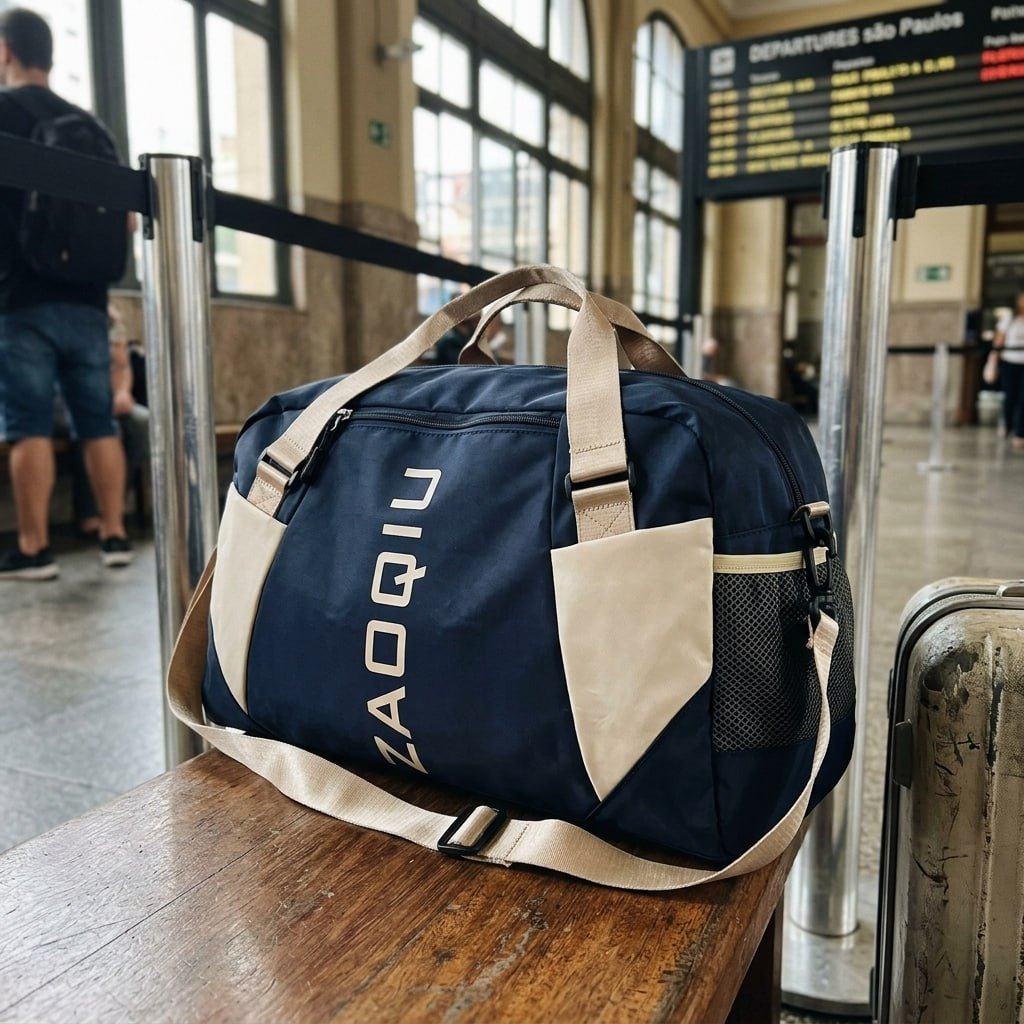 Bolsa de Viagem de Mão Grande Preta