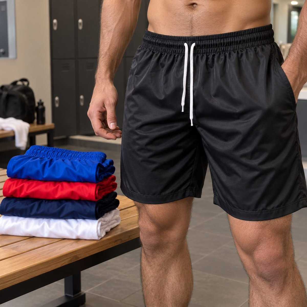Kit 5 Bermuda Masculina Short Calção Futebol Academia Praia