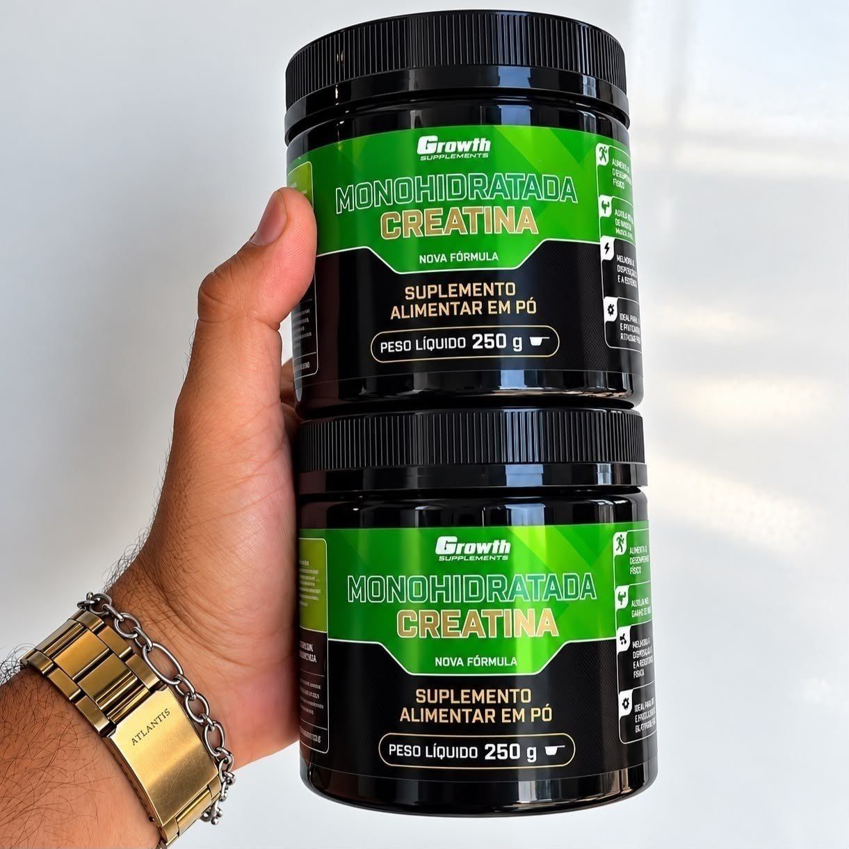 Creatina Growth Supplements Monohidratada em pó