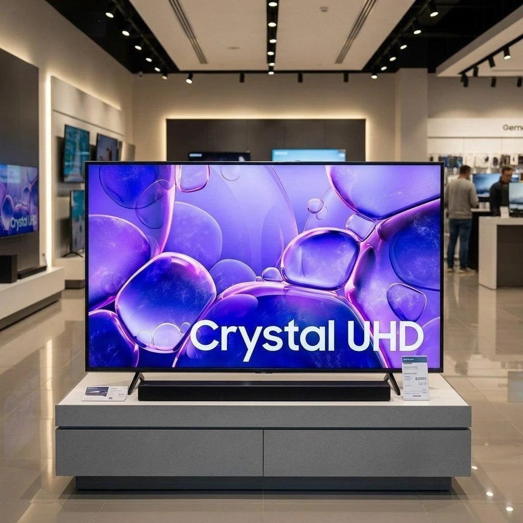 Samsung Smart TV 55” Samsung 4K UHD Crystal + Soundbar HW-B400F