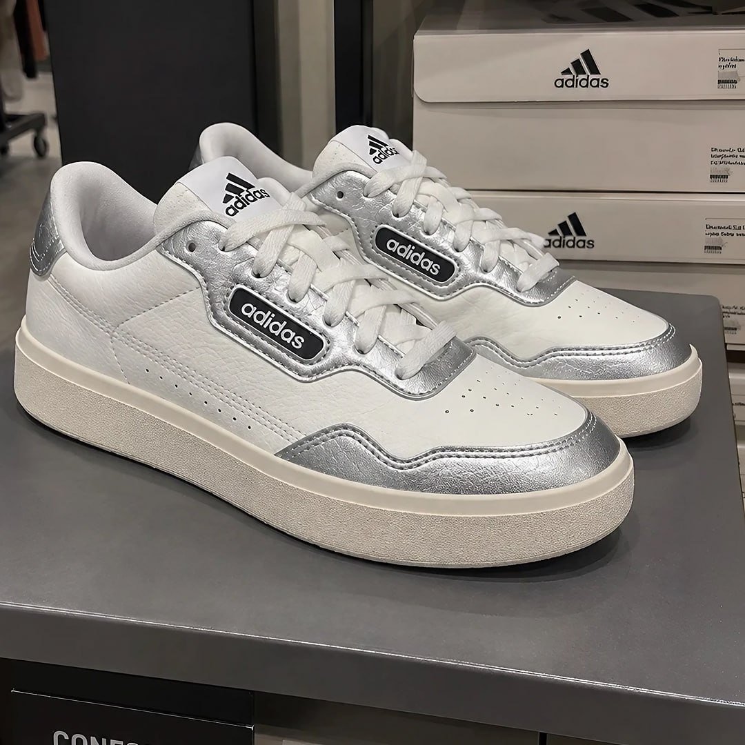 Tênis Adidas Park ST Feminino - Branco+prata