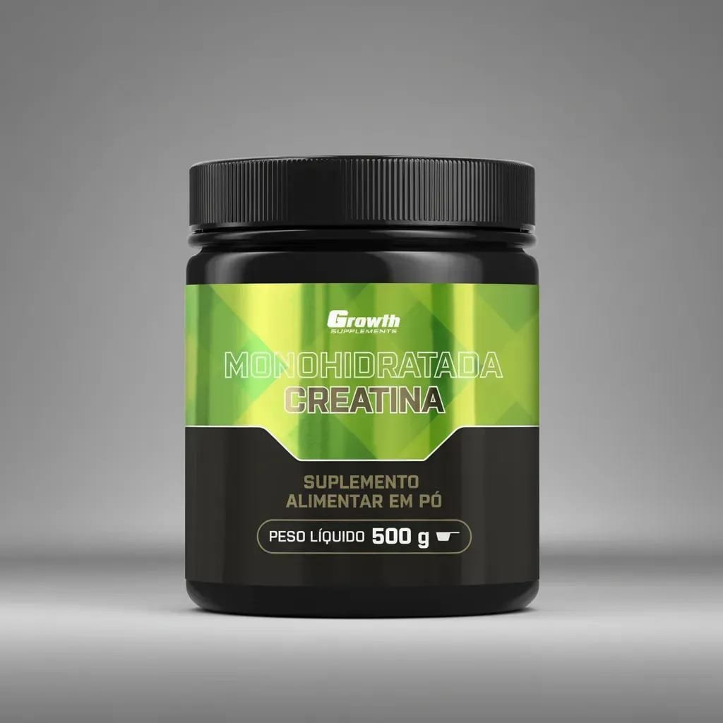 Creatina Monohidratada 500g em Pó (Growth)
