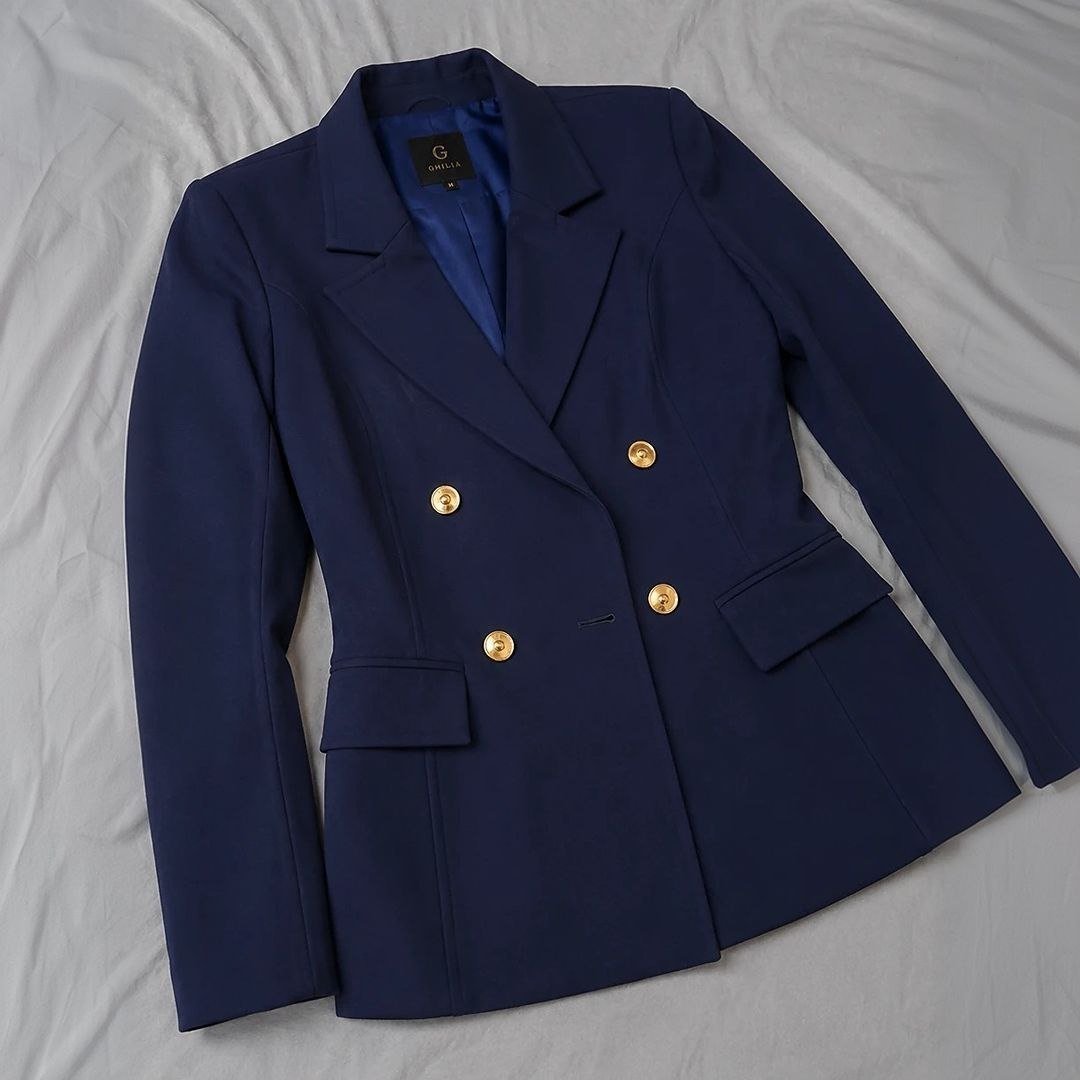 Blazer Feminino Alfaiataria Com Botões (6 cores)