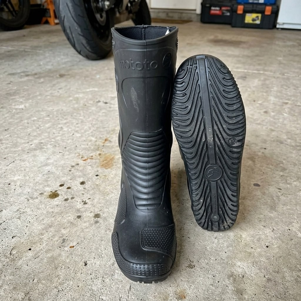 Bota Chuva Motociclista Moto Motoboy Motoqueiro Impermeavel