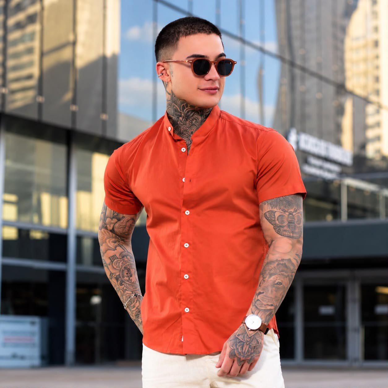 Camisa Gola Padre Manga Curta (4 cores)