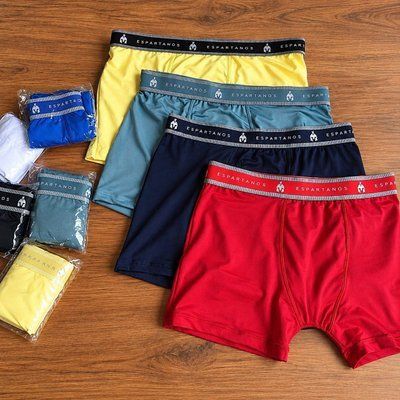 Kit Com 5 Cuecas Boxer Masculina Microfibra Original