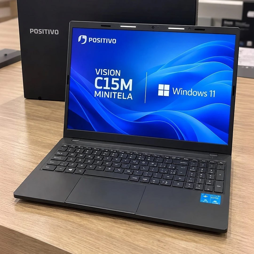 Notebook Positivo Vision Intel Celeron N4500 Windows 11 4GB RAM 128GB Full HD