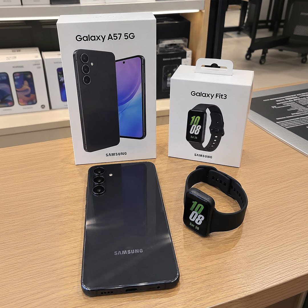 Samsung Galaxy A57 128GB  - 5G + Smartband Samsung Galaxy Fit3