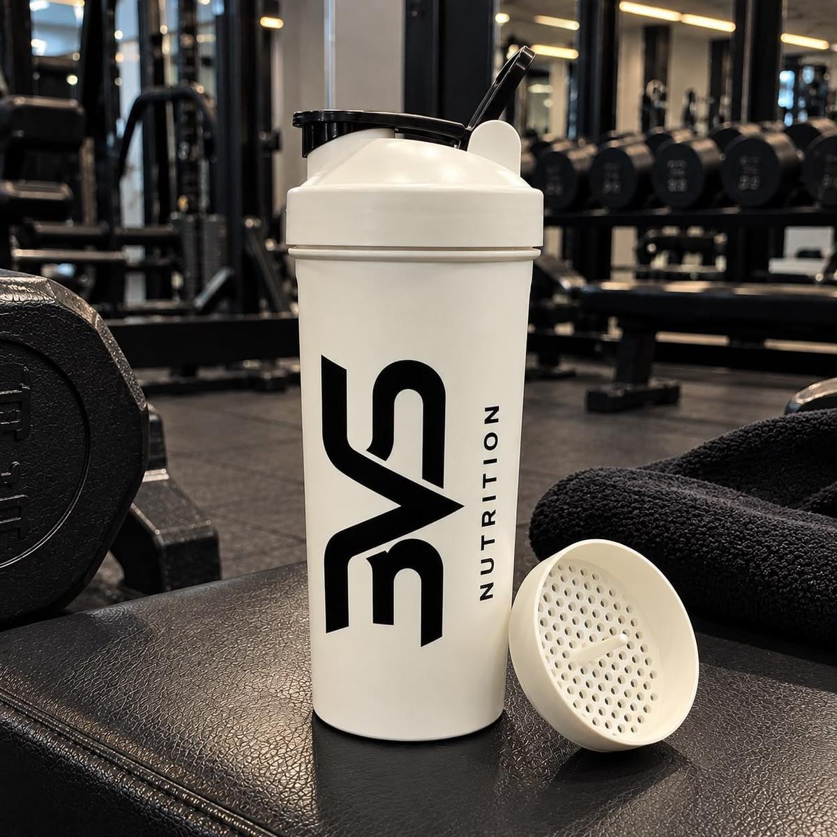 Coqueteleira / Shaker Branca - Academia 600ml - 3vs Nutrition