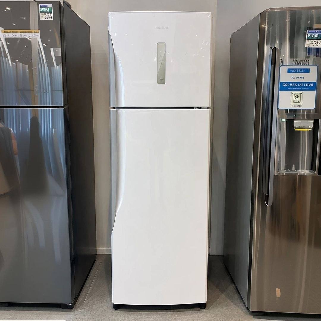 Geladeira Panasonic 391 Litros Duplex Frost Free Inverter Branca NR-BT44PV3W 110V