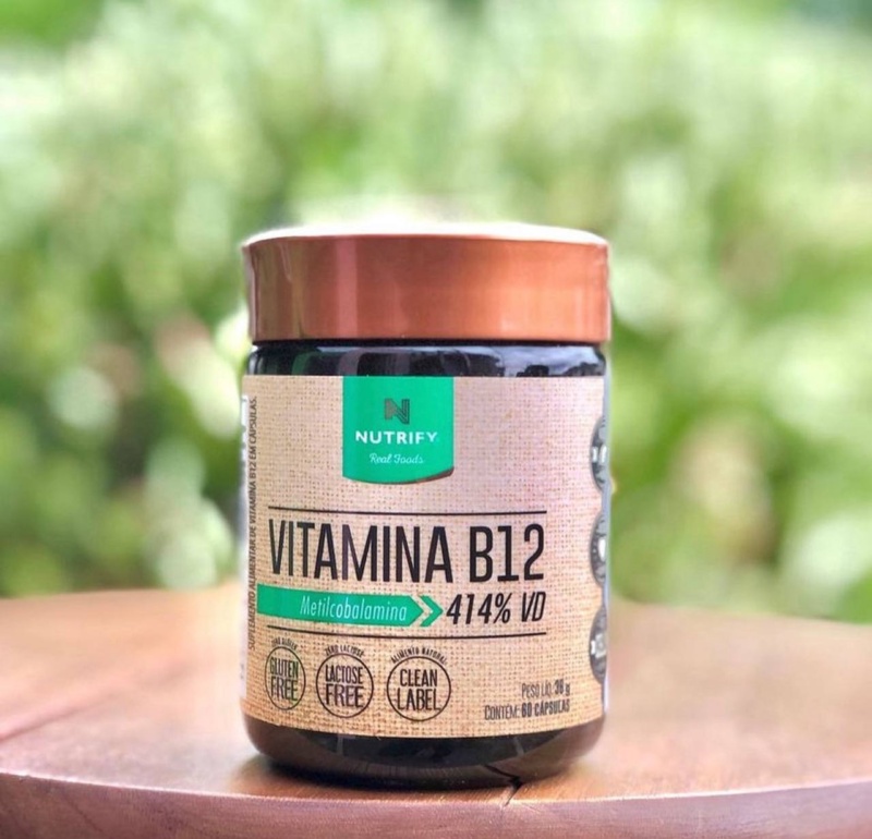 Vitamina B12 Metilcobalamina 60 Cápsulas Nutrify