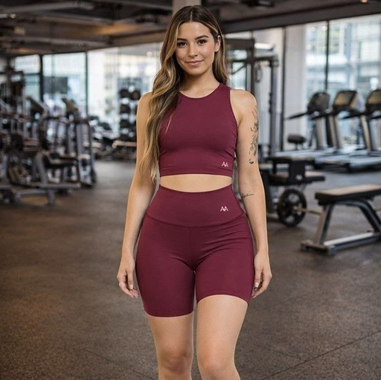 Conjunto Bermuda Feminino Academia Blackout Zero Transparenc