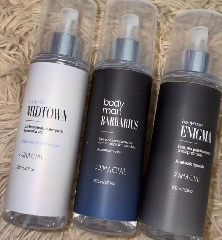 Kit Body Splash Barbarius + Enigma + Midtown 200ml