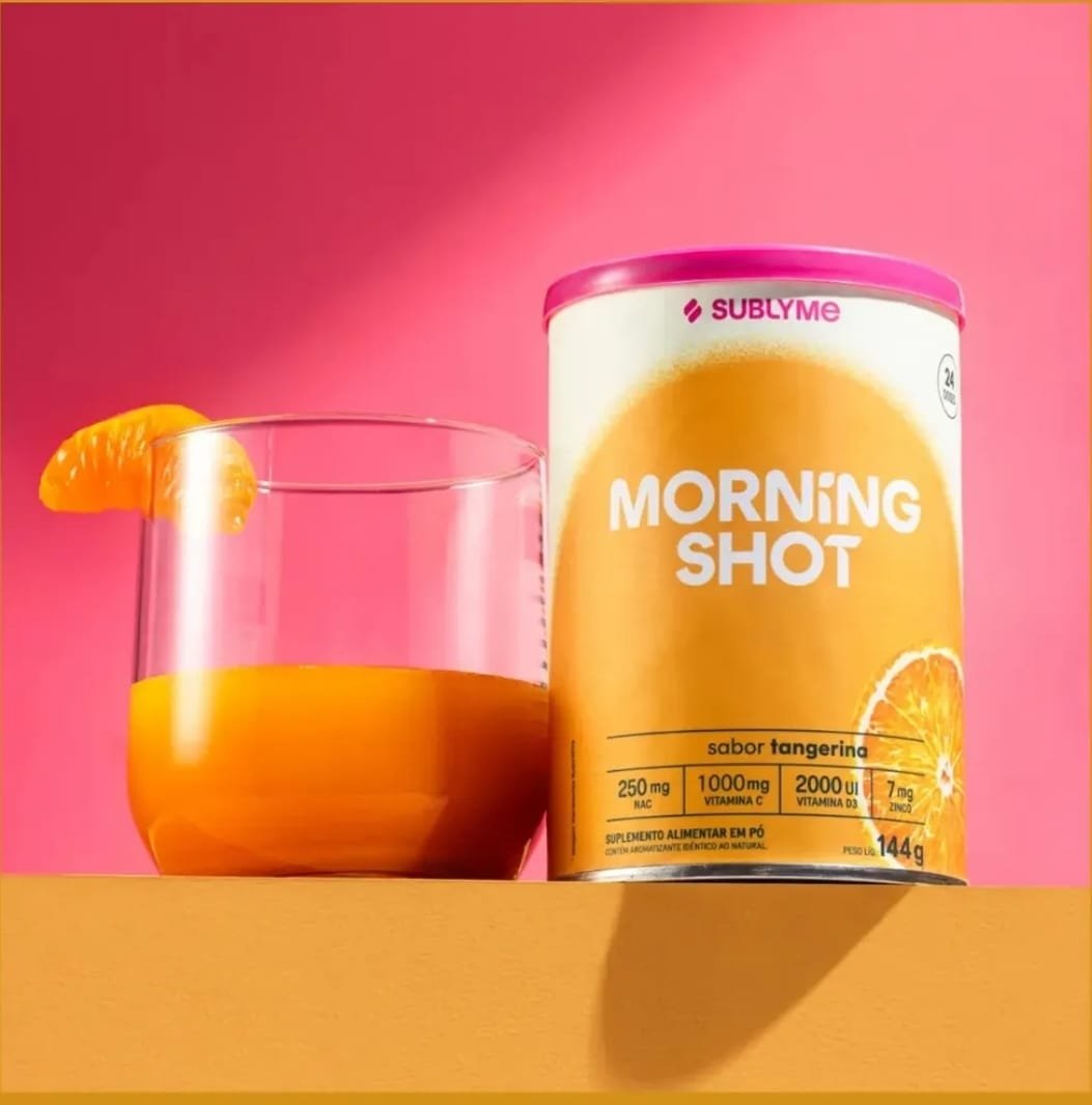 Morning Shot Sublyme Glutamina Vitaminas Proteínas Selênio
