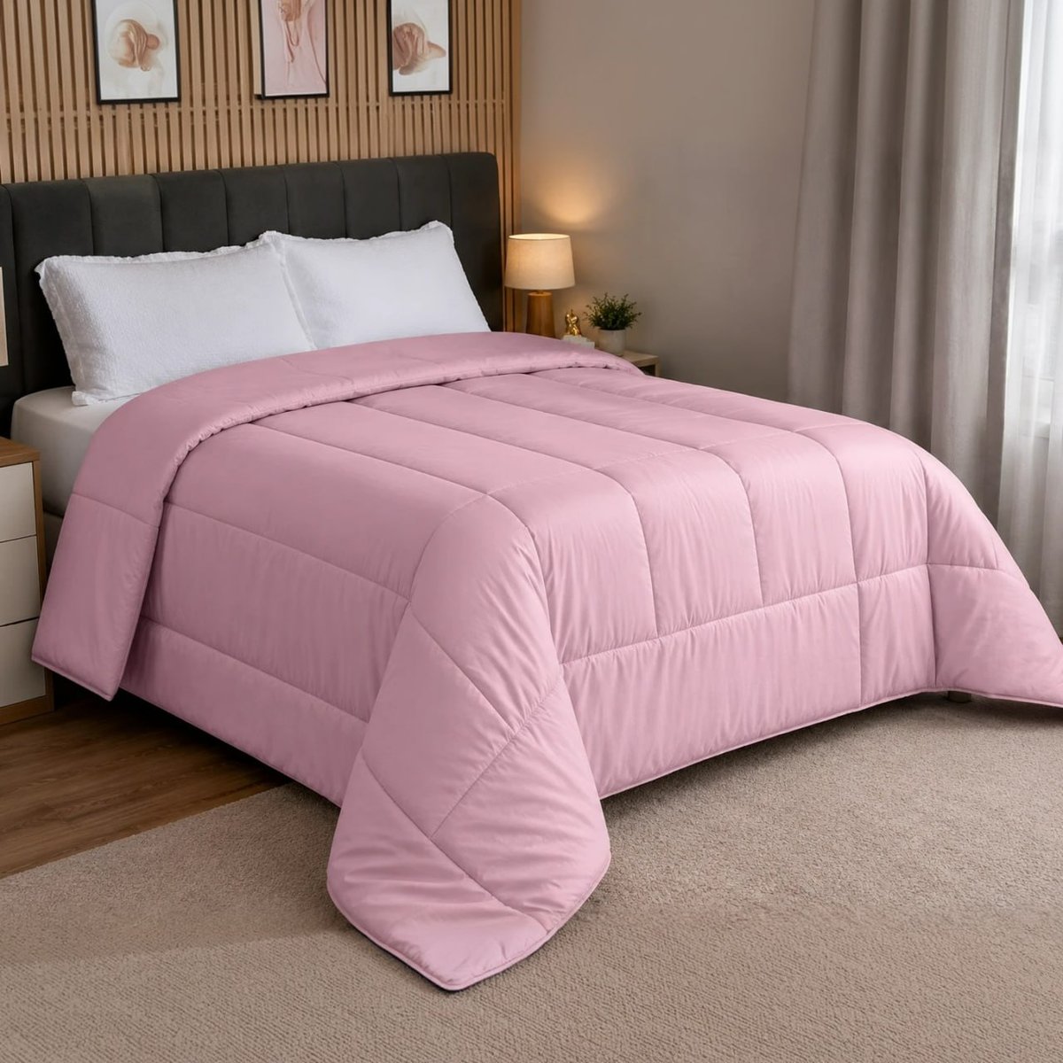 Edredom Casal Queen 400 Fios Dupla Face Grosso Hotel Oferta