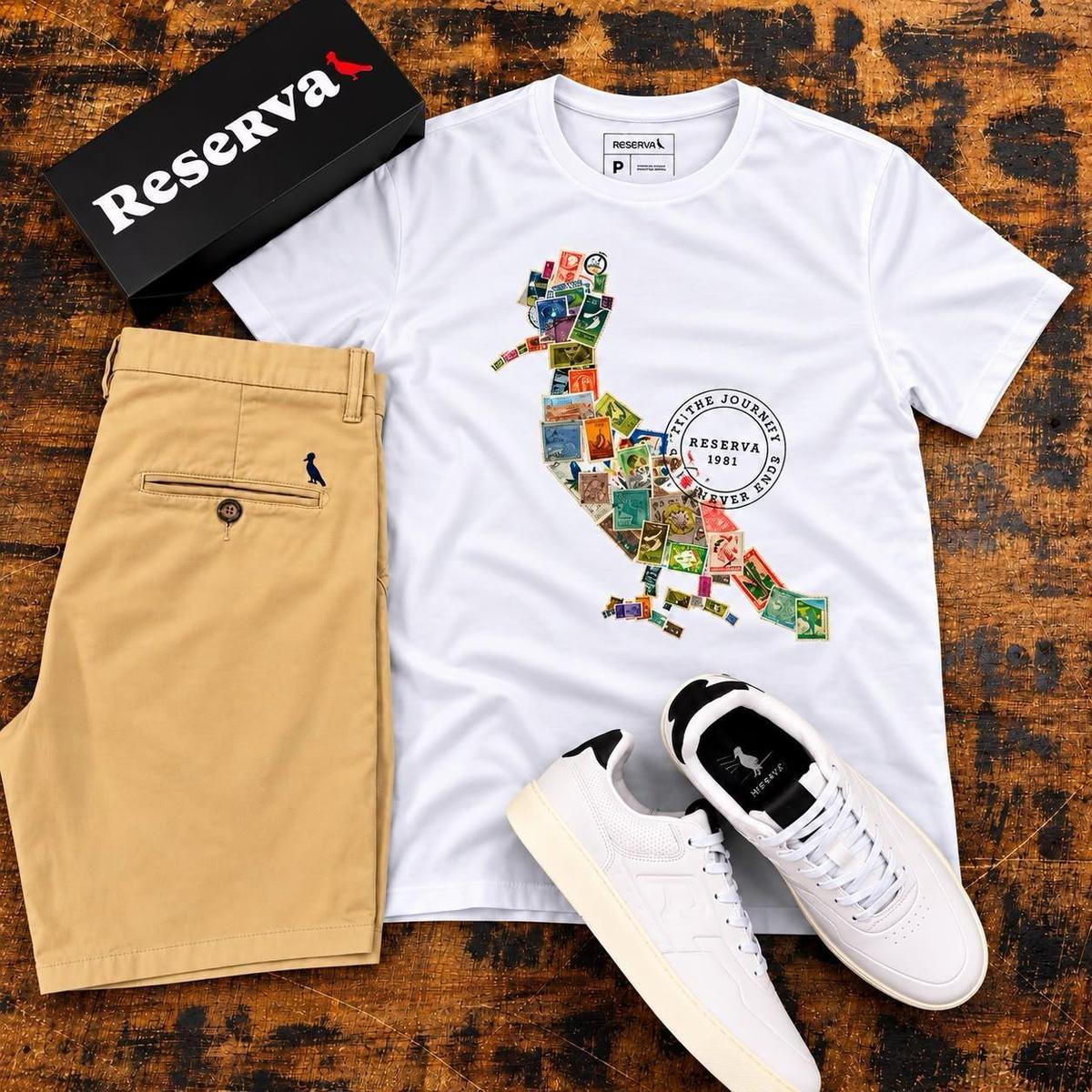 Camiseta Algodão Pica Pau Selo Reserva