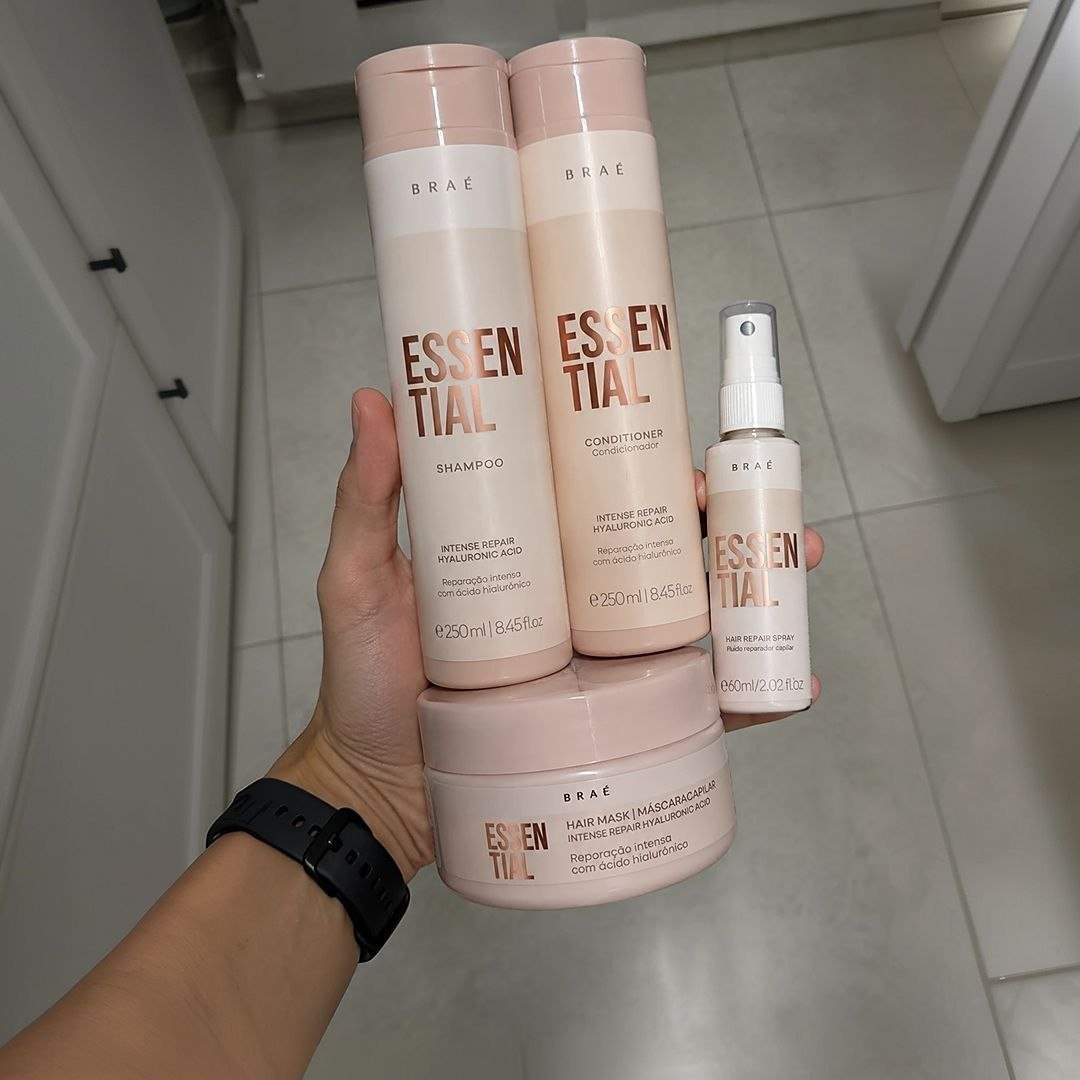 Kit Braé Essential Shampoo + Condicionador + Másc + Mini