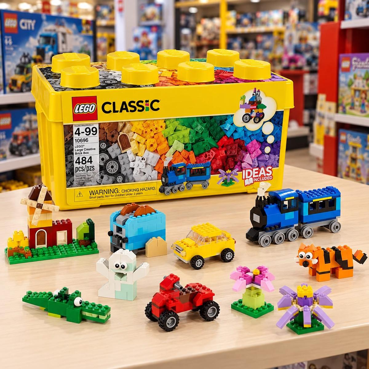 LEGO Classic - Caixa Média de Peças Criativas - 484 Peças - 10696