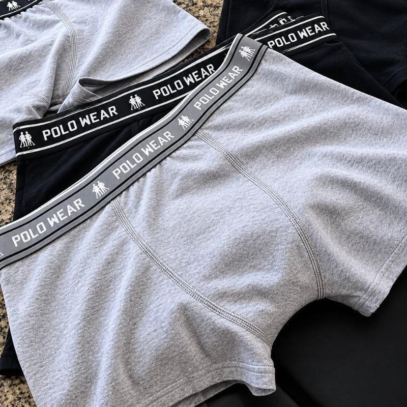 Kit 10 Cuecas Boxer Algodão Polo Wear Sortido