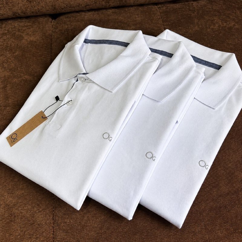 Camiseta Polo Slim Masculina Ogochi Original Camisa Social