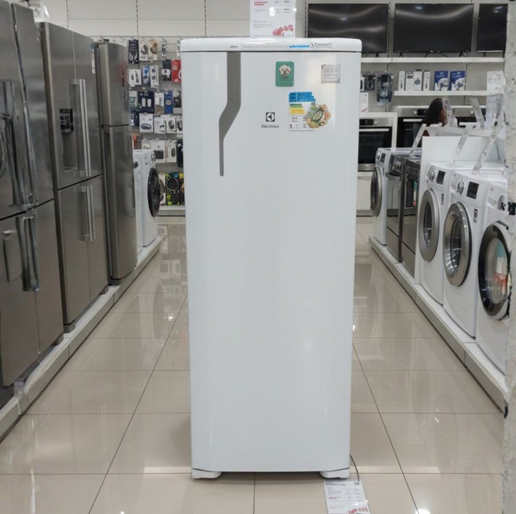 Geladeira Electrolux Cycle Defrost 240L Degelo Prático Uma Porta Branca RE31 127V