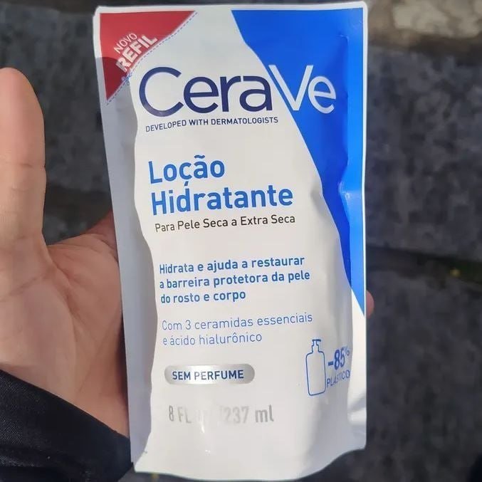 Loção Hidratante Para Pele Seca A Extra Seca Refil 237ml Cerave