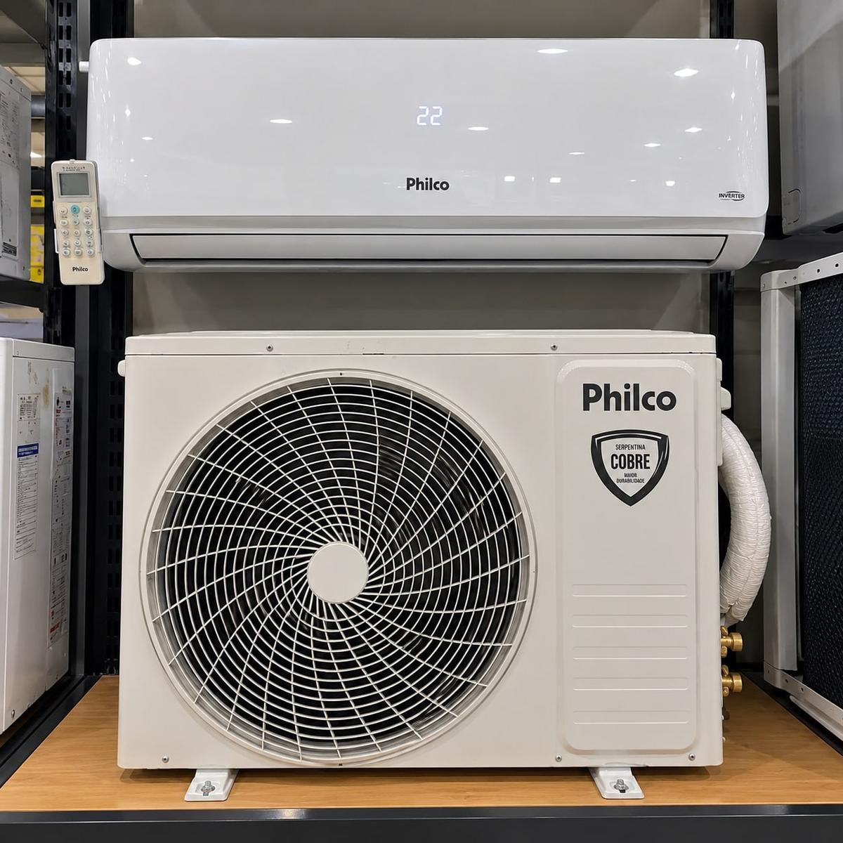 Philco PAC18FI ar condicionado branco de 18k btus Frio R-32 220V