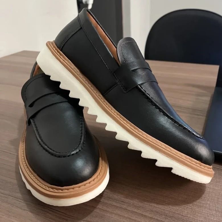 Sapato Mocassim Loafer Gugi Tratorado Conforto Premium Leve (38 ao 44)