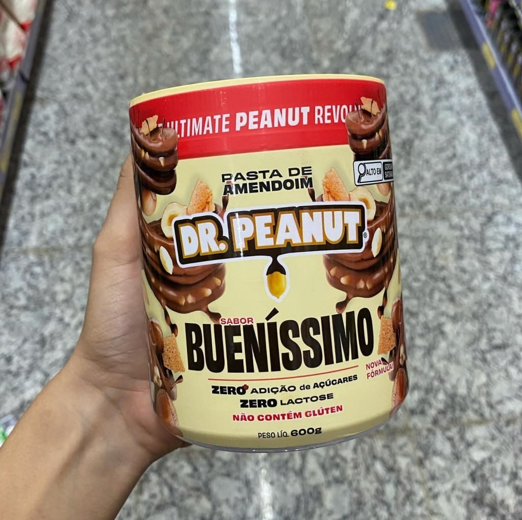 Pasta De Amendoim Dr. Peanut 600g Novos Sabores Gourmet