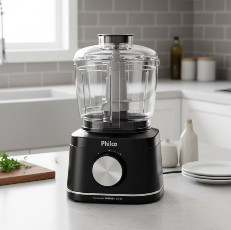 Processador de Alimentos Philco 420W com Jarra 500ml PMN04A 220V