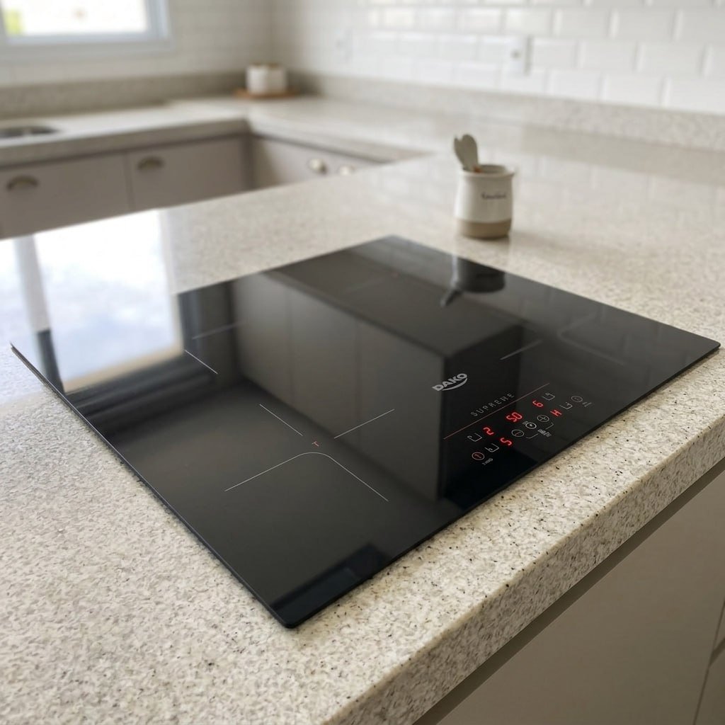 Cooktop de Indução 4 Bocas Dako Supreme Preto com Trava de Segurança