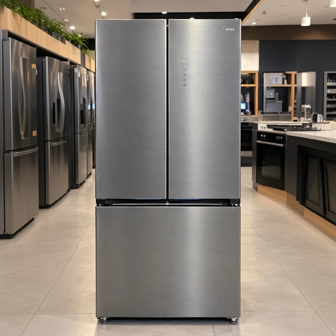 Geladeira Frost Free Multidoor 672l Inverter Cor Inox Midea RM905