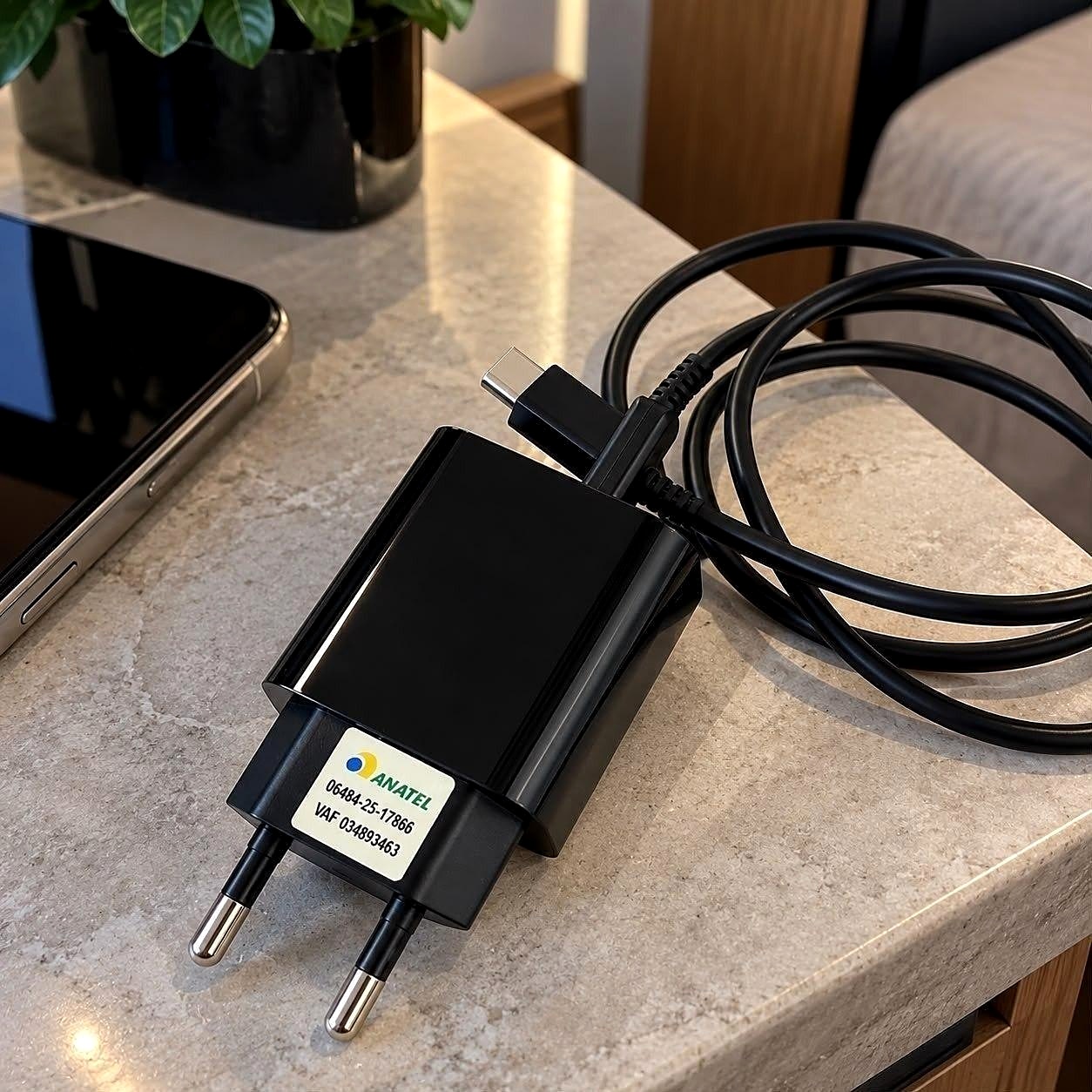 🔌 Carregador Super Rápido 25W Tipo C