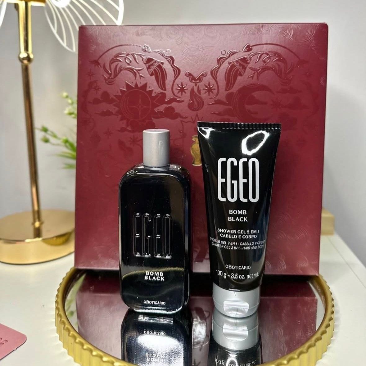 Egeo Bomb Black Kit Presente (2 Itens) O Boticário