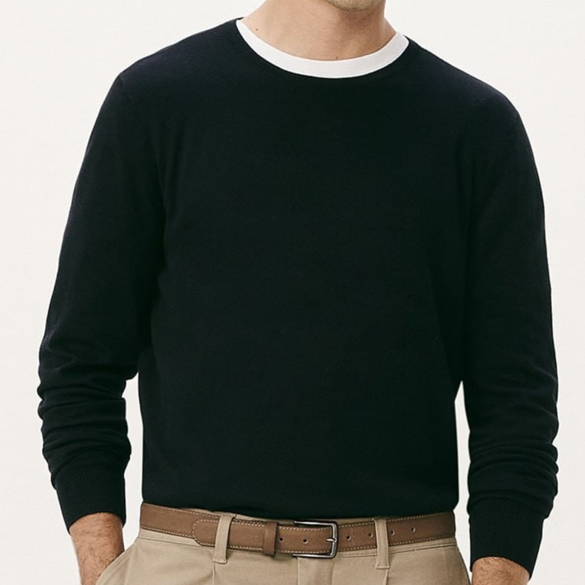 Blusão Masculino Básico Em Tricô De Algodão Hering (P ao XXG)