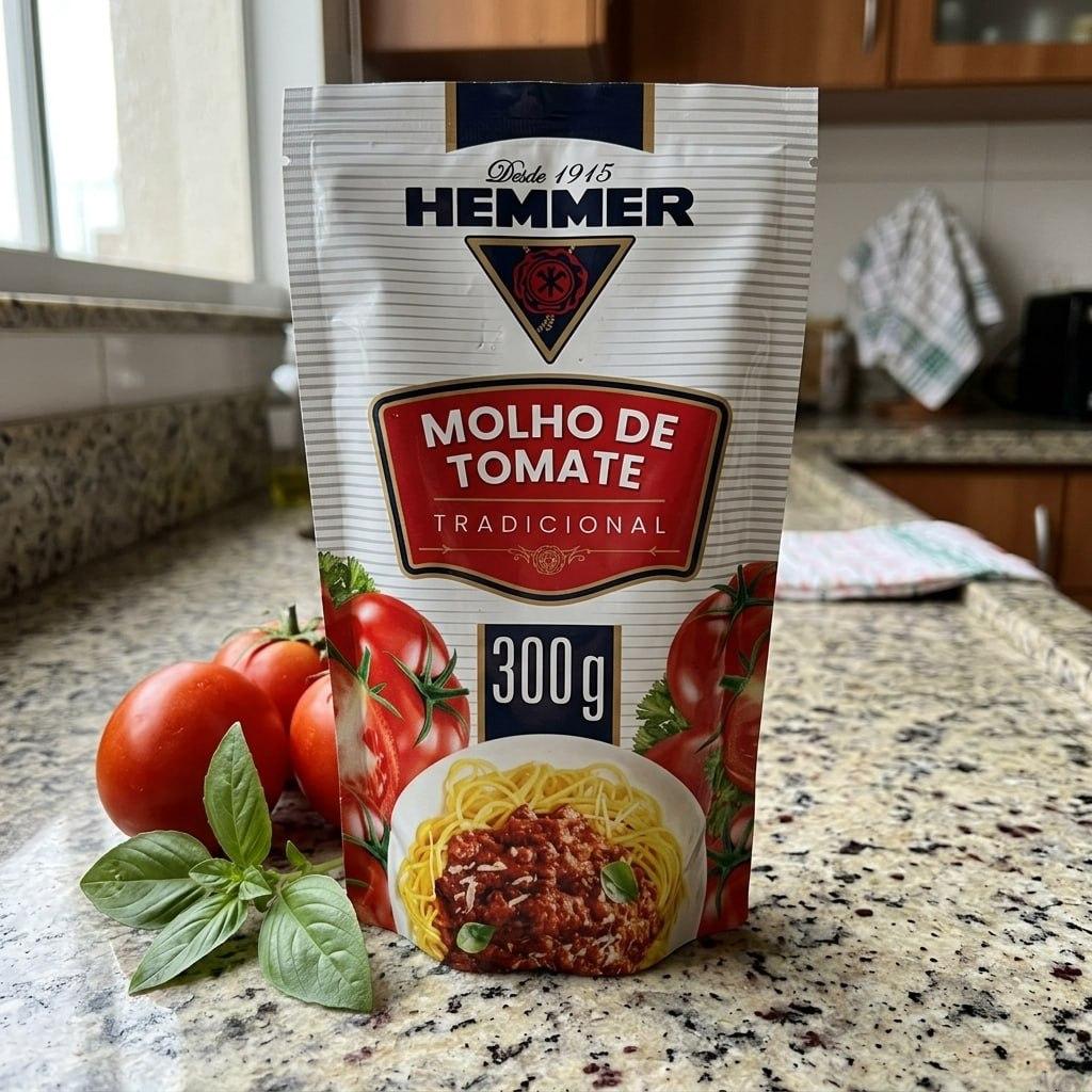 Hemmer Molho De Tomate Tradicional 300G