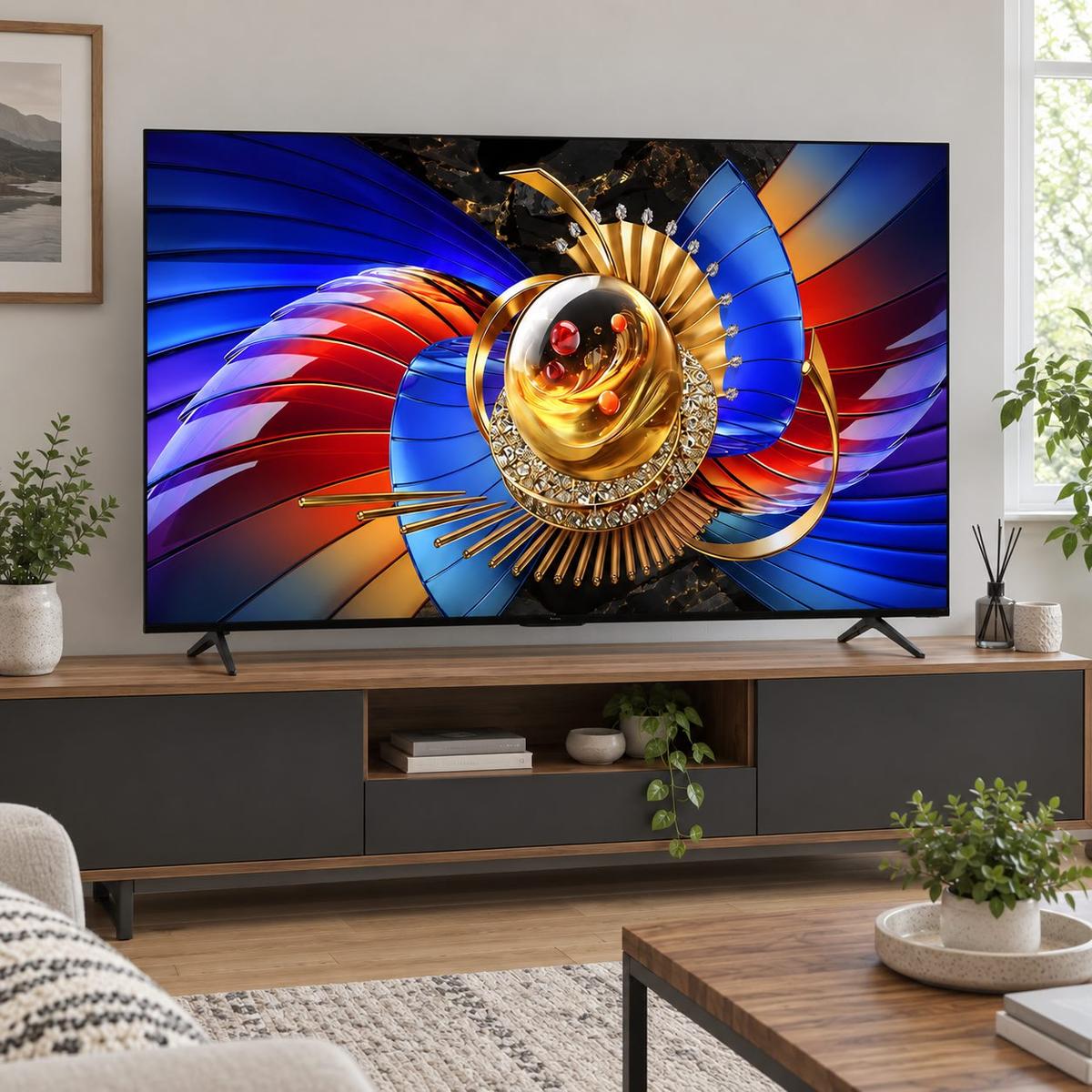 Smart TV TCL 65 Polegadas SQD-Mini LED 4K Q7D Pro WiFi Bluetooth Google TV HDR10+ 144 Hz 65Q7DPRO