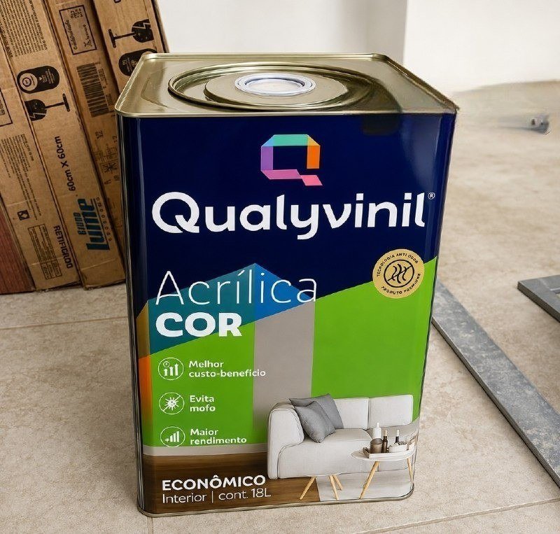 Tinta Antimofo Acrílica Econômica Qualyvinil 18L