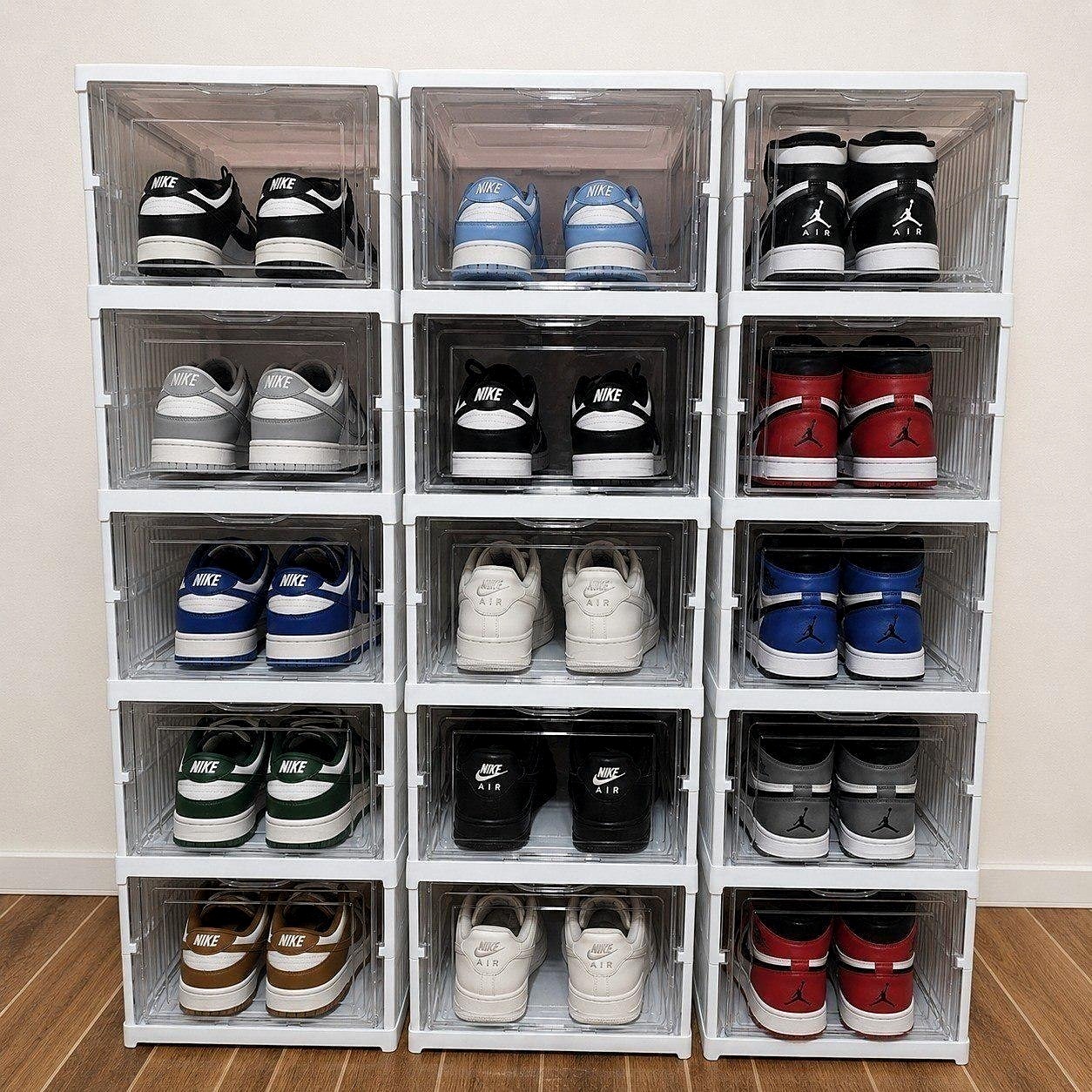 👟 Sapateira Vertical Empilhável 6 Pares Organizador De Calçados