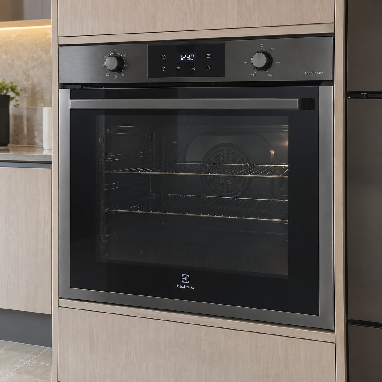 Forno a Gás de Embutir Electrolux 80L Cinza Experience OE8GF 220V