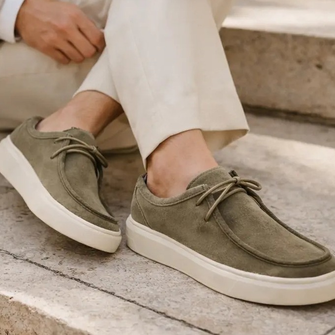 Tenis Casual Rock 06 Bege Casual Corforto Leve (36 ao 45)